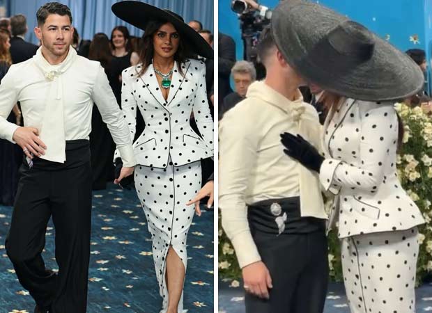 Priyanka Chopra and Nick Jonas kiss on MET Gala 2025 red carpet; serve Retro glamour with a twist