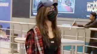 National crush Sreeleela gets clicked at the airport by paps