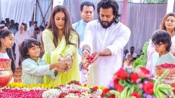 Riteish Deshmukh and Genelia Deshmukh pay emotional tribute to Vilasrao Deshmukh on his birth anniversary