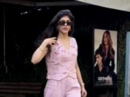Sanjana Sanghi in a pink Khakee co ords looks pretty