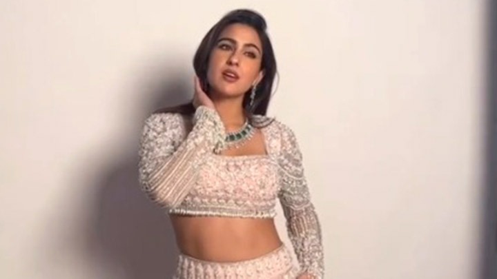 Sara Ali Khan in a dazzling lehenga