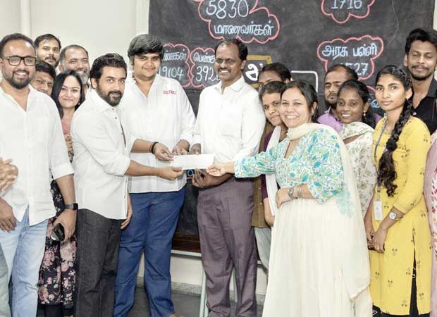 Suriya donates Rs. 10 Crore from Retro profits to Agaram foundation