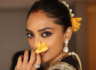 Sobhita Dhulipala stuns in olive green saree with gorgeous sindoor at WAVES Summit 2025