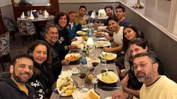 Varun Dhawan, Pooja Hegde, and Hai Jawani Toh Ishq Hona Hai team unwind after shoot in new BTS pic