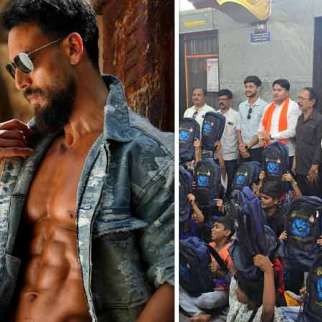Tiger Shroff’s Hubli fans distribute over 150 school bags at a community drive