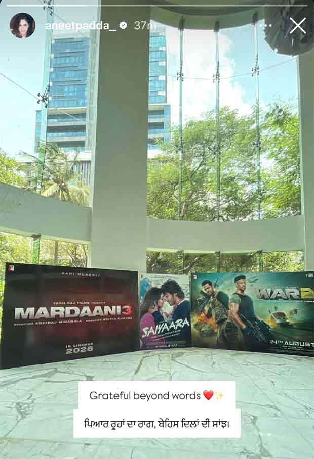 Ahaan Panday and Aneet Padda thank audience for overwhelming response to Saiyaara teaser: “Grateful; Blessed”