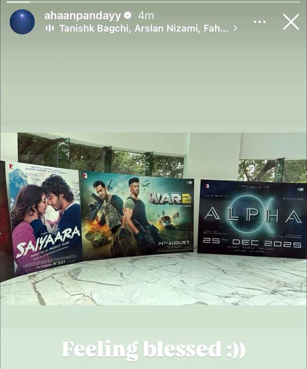 Ahaan Panday and Aneet Padda thank audience for overwhelming response to Saiyaara teaser: “Grateful; Blessed”