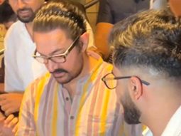 Aamir Khan spotted amid his film Sitaare Zameen Par promotions