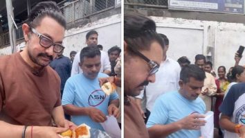 Aamir Khan turns Vada Pav seller in Mumbai during promotions for Sitaare Zameen Par