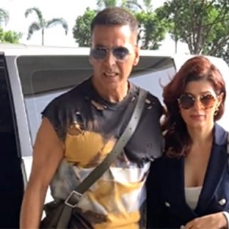 Akshay Kumar & Twinkle Khanna papped at the airport looks like a family vacation