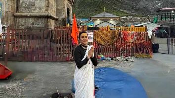Amruta Khanvilkar marks Yoga Day with spiritual sojourn to Kedarnath temple