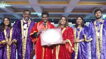 Atlee calls it ‘surreal moment’ as he gets conferred with Doctorate at his alma mater Sathyabama University; shares heartfelt speech