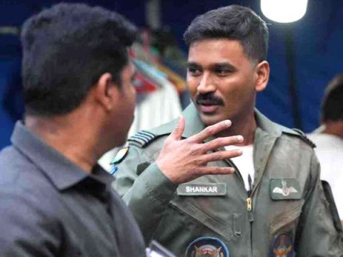 Dhanush spotted in striking new look on sets of Tere Ishk Mein
