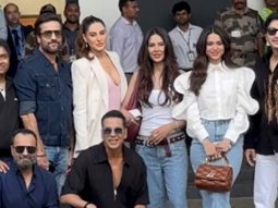 ‘It’s a Housefull!!’, Akshay Kumar poses with the cast of Housefull 5 at the airport