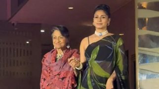 Kajol sister Tanisha Mukherjee & Mother Tanuja spotted to support Kajol