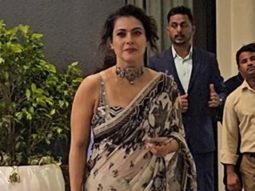Kajol spotted in a beautiful saree this monsoon
