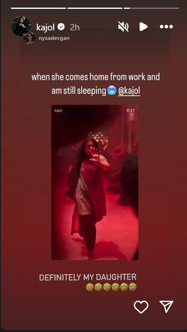 Kajol wins praise from daughter Nysa for her fierce look in Maa song ‘Kali Shakti’; her wholesome reaction goes viral