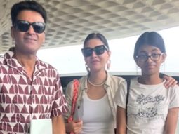 Manoj Bajpayee papped with family at the airport