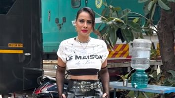 Nia Sharma in her biker girl mode