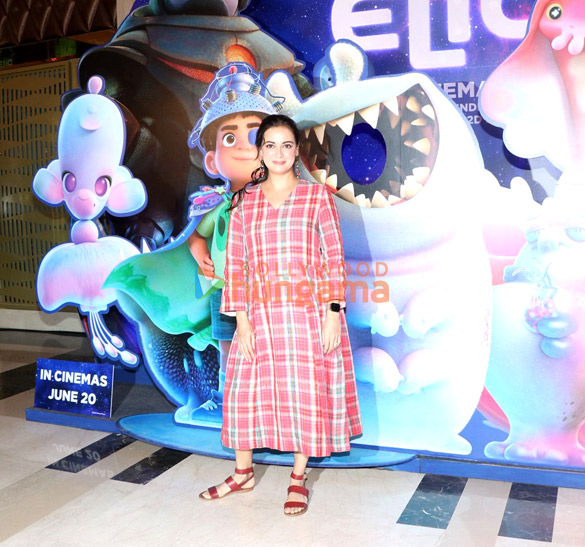 photos dia mirza snapped at the special screening of elio 2