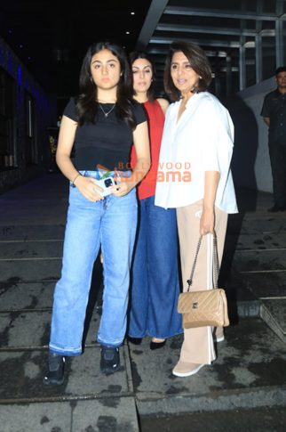 Photos: Neetu Singh, Samara Sahni and Riddhima Kapoor Sahni snapped at Hakkasan in Bandra