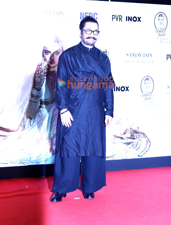 photos rekha aamir khan a r rahman alia bhatt janhvi kapoor simi garewal and others snapped at the re release premiere of umrao jaan 10533 32