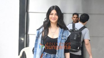 Photos: Shruti Haasan snapped outside a dubbing studio in Bandra