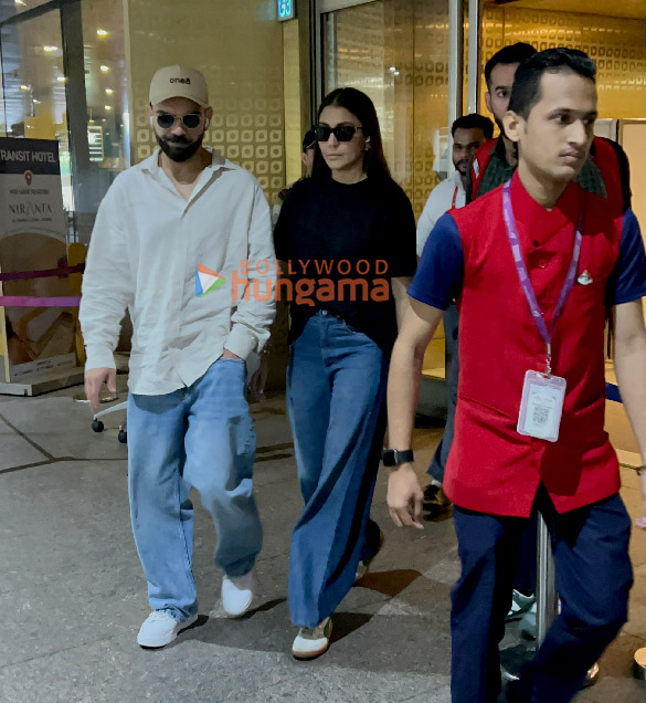 photos virat kohli anushka sharma farah khan and nyra banerjee snapped at the airport 4
