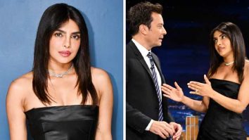 Priyanka Chopra stuns in black leather on The Tonight Show as she promotes Heads of State with Jimmy Fallon