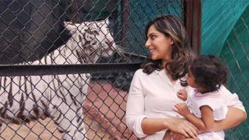 Ram Charan and Upasana Kamineni Konidela’s daughter Klin Kaara meets her namesake Tigress on second birthday in Hyderabad Zoo