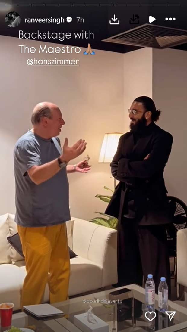 Ranveer Singh attends Hans Zimmer’s concert, and meets musical legend: “Euphoric. Elevating. Transportive” : Bollywood News – Bollywood Hungama