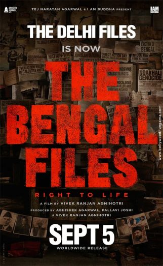 First Look Of The Movie The Bengal Files: Right To Life
