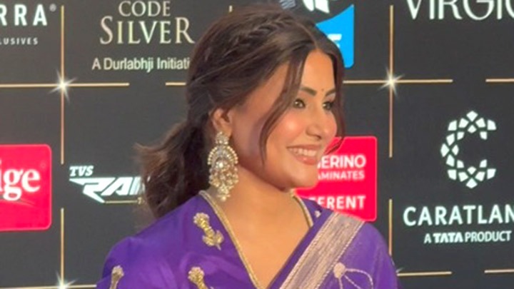 The New Bride Hina Khan at Bollywood Hungama’s Style Icon Awards