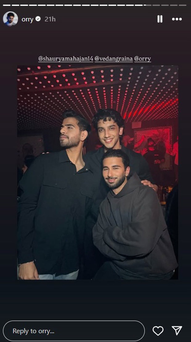 Vedang Raina celebrates 25th birthday in London with Khushi Kapoor and close friends