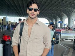Crushing hard over Ishaan Khatter as he poses at the airport