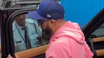 Guess who spotted in a pink hoodie