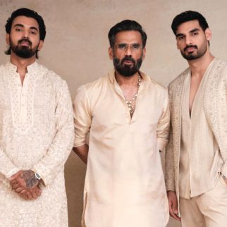 Suniel Shetty, Ahan Shetty, and KL Rahul join forces for their first ever collaboration