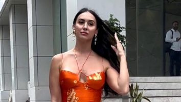 Lauren Gottlieb papped in a super hot orange fit