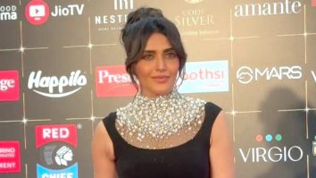 Take a look on Karishma Tanna’s neck Embroidery