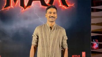 Dhanush spotted at the screenings of Kajol’s film Maa