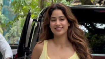 Janhvi Kapoor’s yellow dress is giving andie from how to loose a guy in 10 days