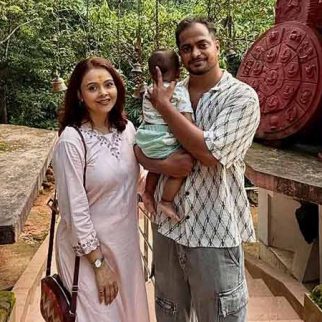 Devoleena Bhattacharjee visits Kamakhya Temple with husband and Baby Joy: “Where faith meets motherhood and love surrounds every step”