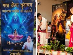 Mahavatar Narsimha trailer launched in a grand way in Vrindavan: “We want every theatre to become a temple”