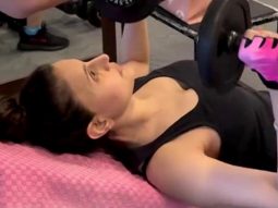 Ameesha Patel’s hard-core workout