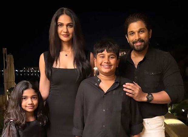 Allu Arjun drops a photo twinning with the entire family; fans can’t stop gushing over the stylish star clan