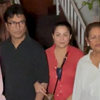 Arhaan Khan papped with nani & masi Amrita Arora