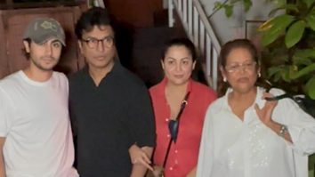 Arhaan Khan papped with nani & masi Amrita Arora