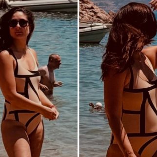Kareena Kapoor Khan serves vacation glam in geometric swimsuit pics from beach holiday