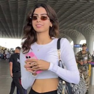 Khushi Kapoor in basics spotted at the airport