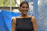 Kubbra Sait definitely in her element